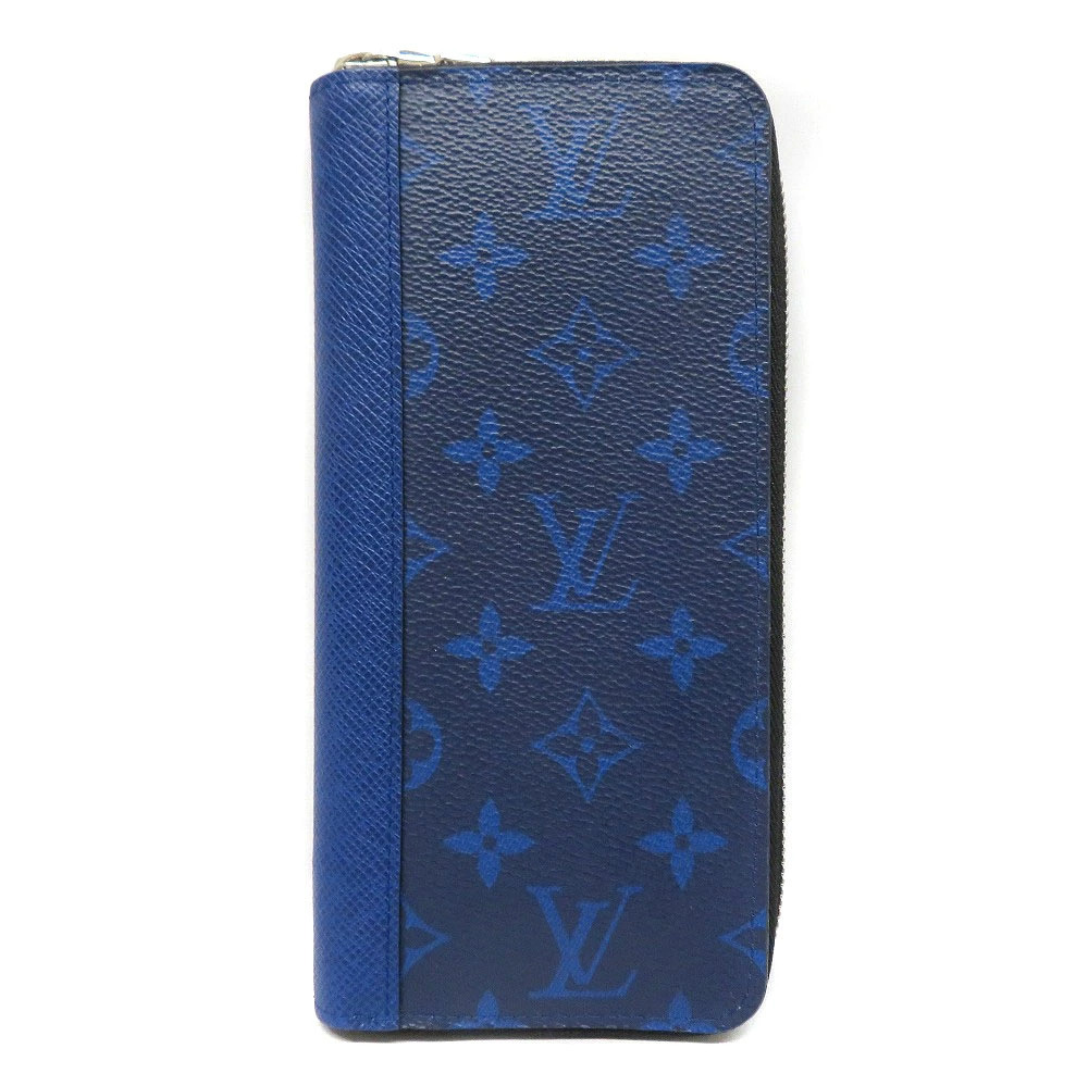 Louis Vuitton Zippy Wallet Vertical Long Leather Blue